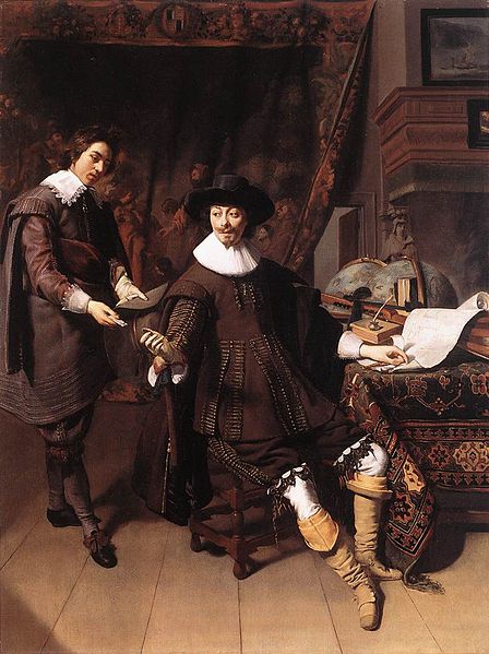 Thomas De Keyser Constantijn Huygens and his Clerk